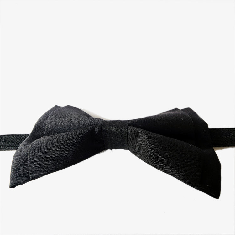 IndiHopShop Adjustable Bow Tie Cum Necktie for Dog/Puppy/Cat/Kitten - BLACK