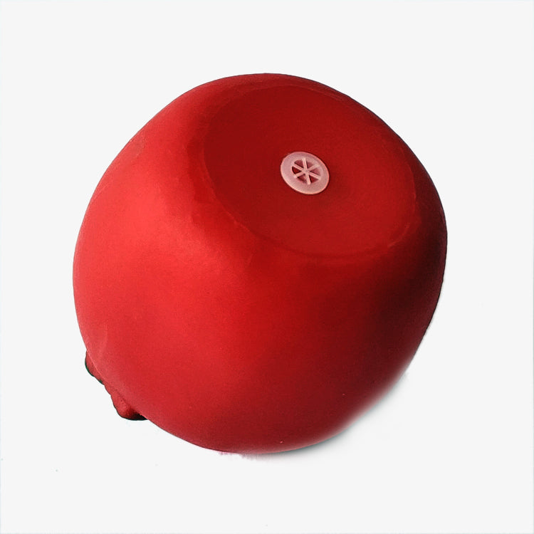 Apple Shape Dog Chew Rubber Toy with Squeaky Sound