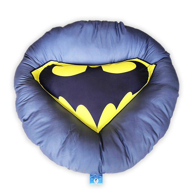 SUPER PET Soft Round Pet Bed - BatPup