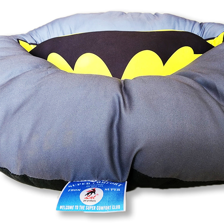 SUPER PET Soft Round Pet Bed - BatPup
