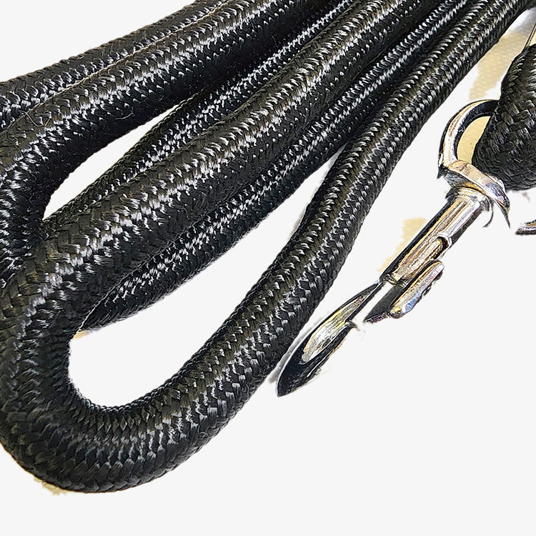 BLACK Dog Rope with High Quality Threading 5 FEET