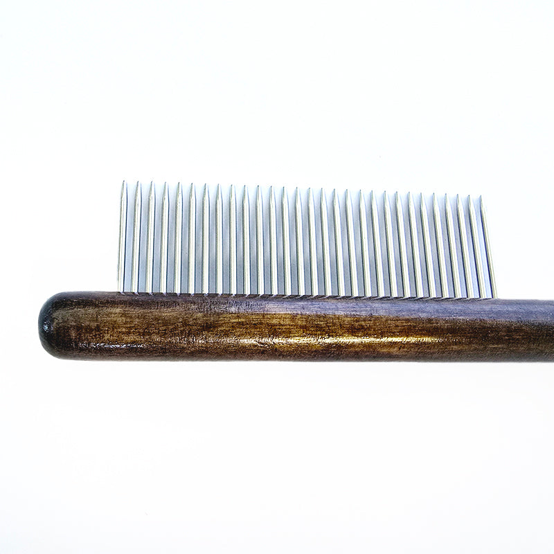 Bamboo Wood Handle Pet Comb