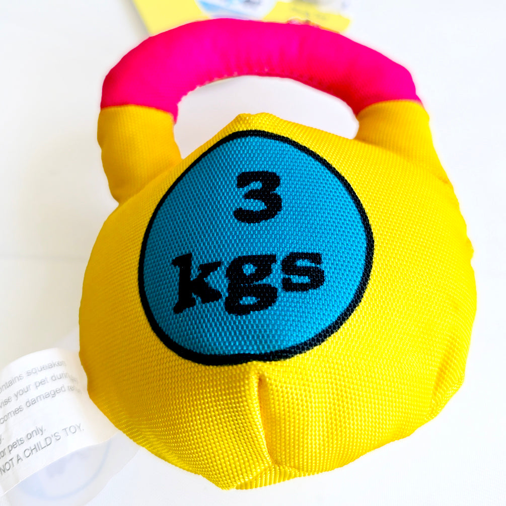 Kettlebell Plush Toy for Dogs