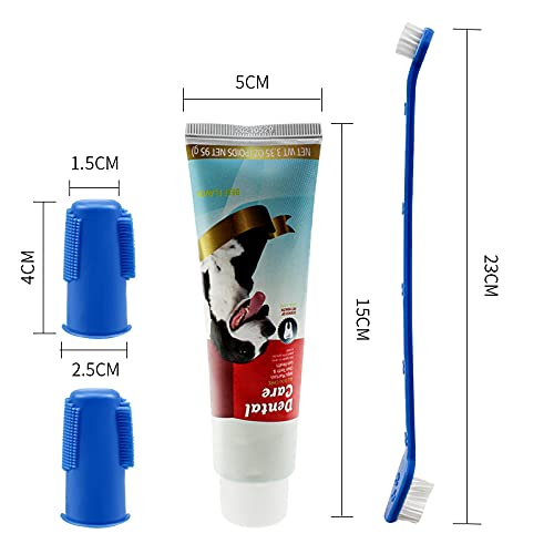Toothbrush Kit with Toothpaste & Fingerbrush