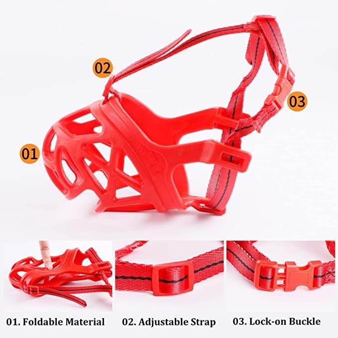 Comfy Muzzle for Small to Large Breeds - Multicolor