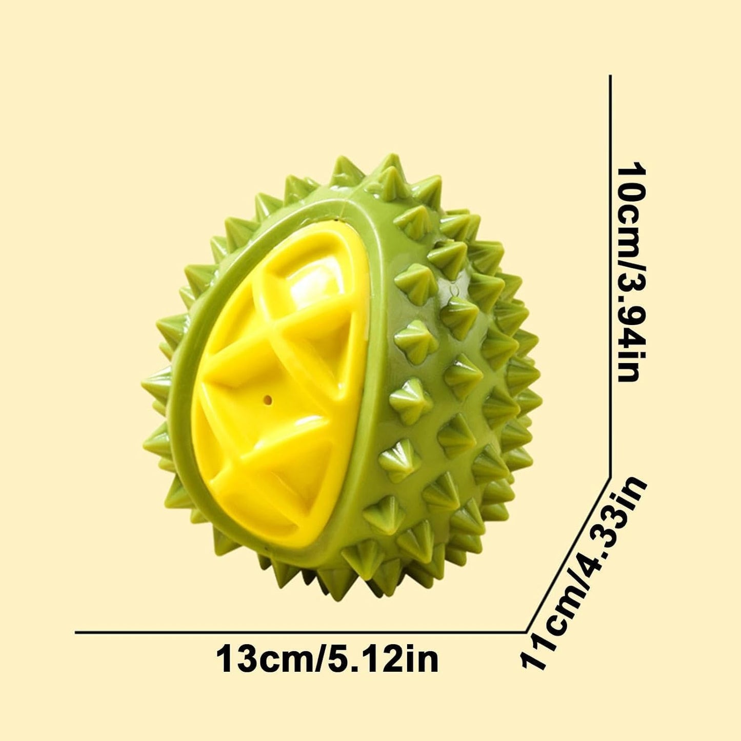 Squeaky Jack Fruit Dog Toy
