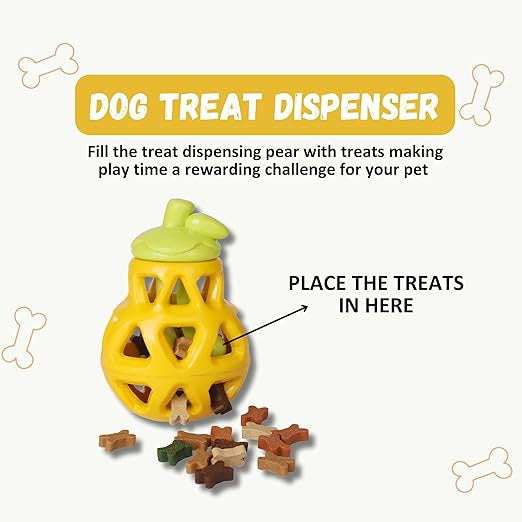 Super Pet Treat Dispensing Pear Dog Toy