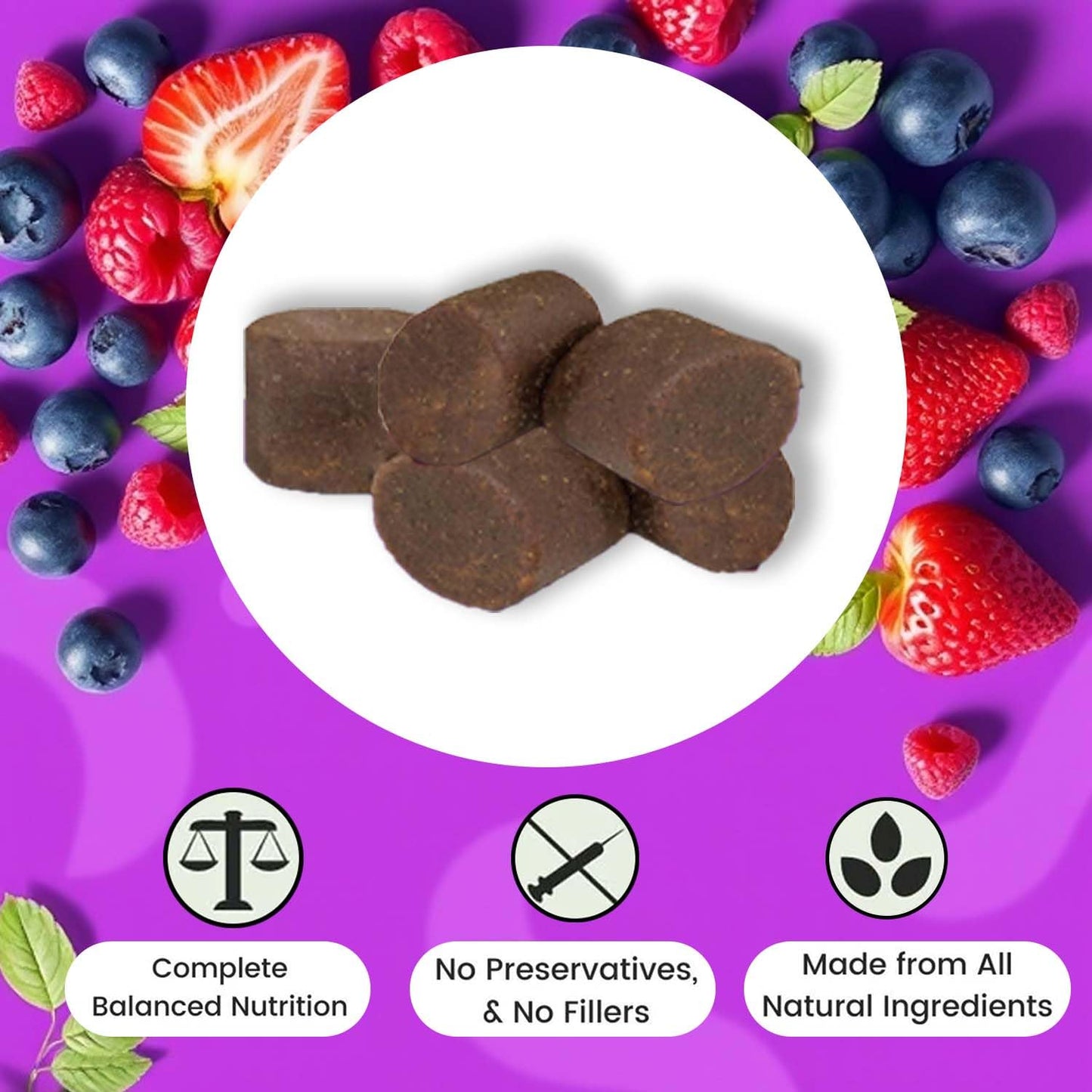 Vegoo Multi Berries Soft Chew for Dogs (120 gms)