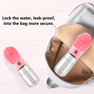Dog Water Bottle Push to Release - 500 ml (Assorted Colors)