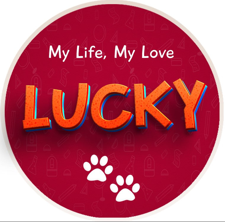 Personalized Fridge Magnet - ARTISTIC RED