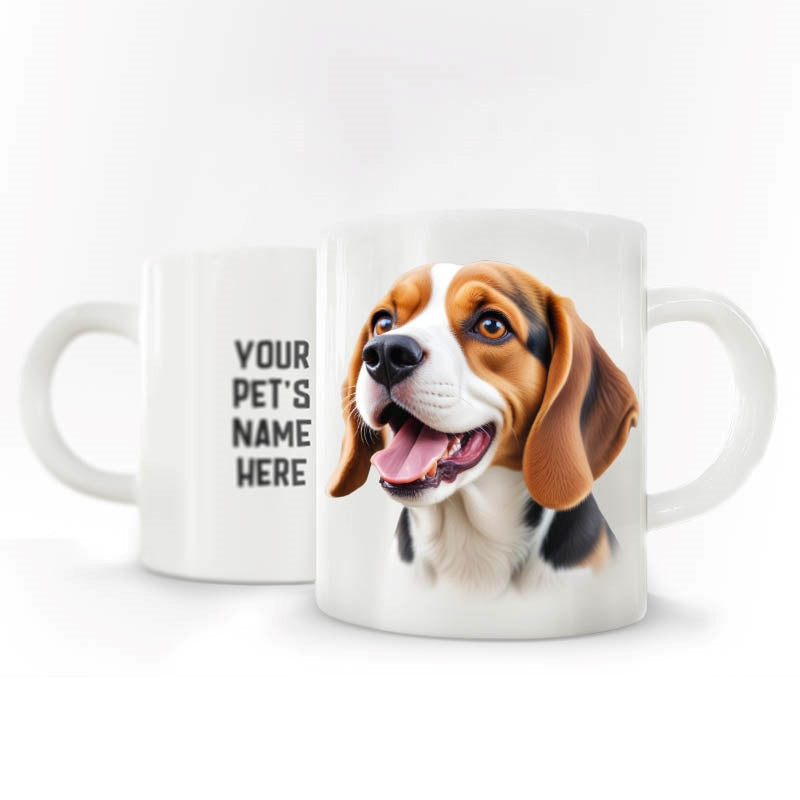 Personalized Pet Coffee Mug - Beagle - 2