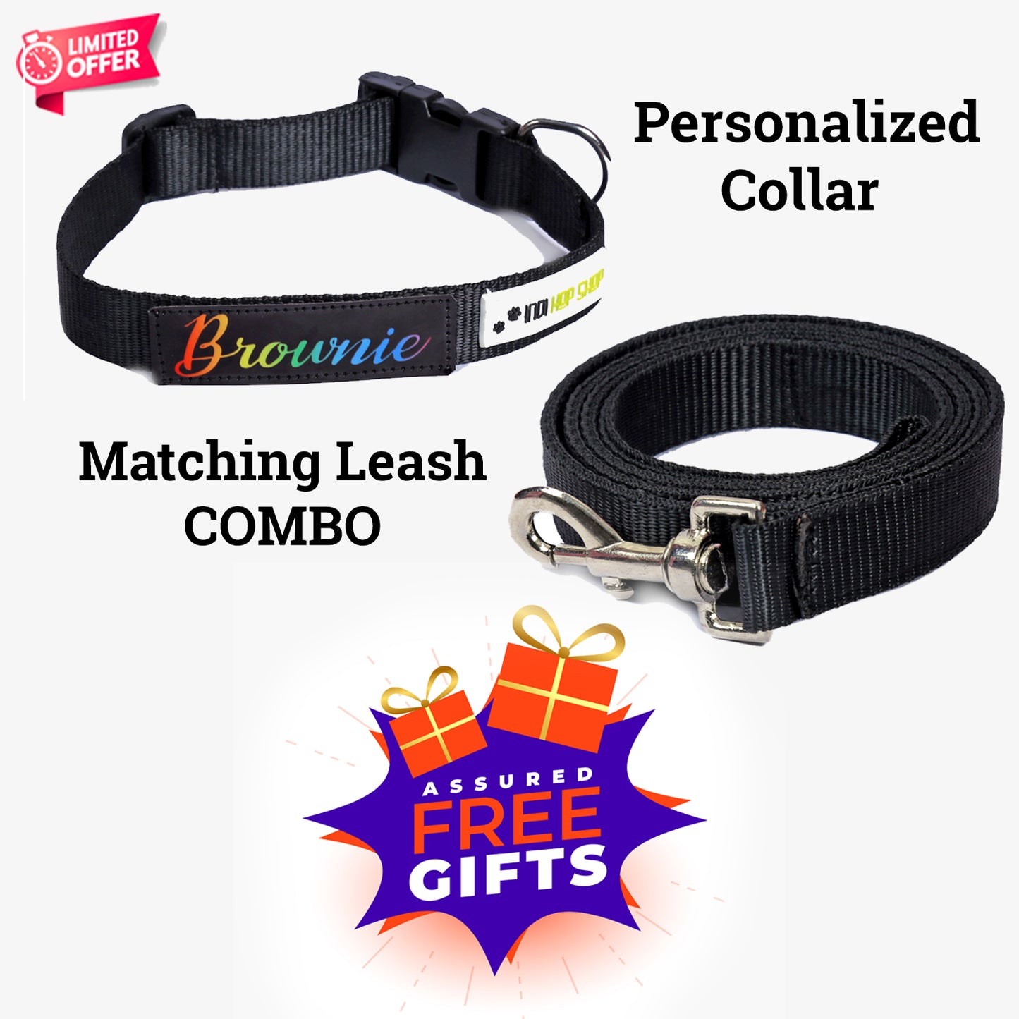 Personalized Dog Collar - BLACK