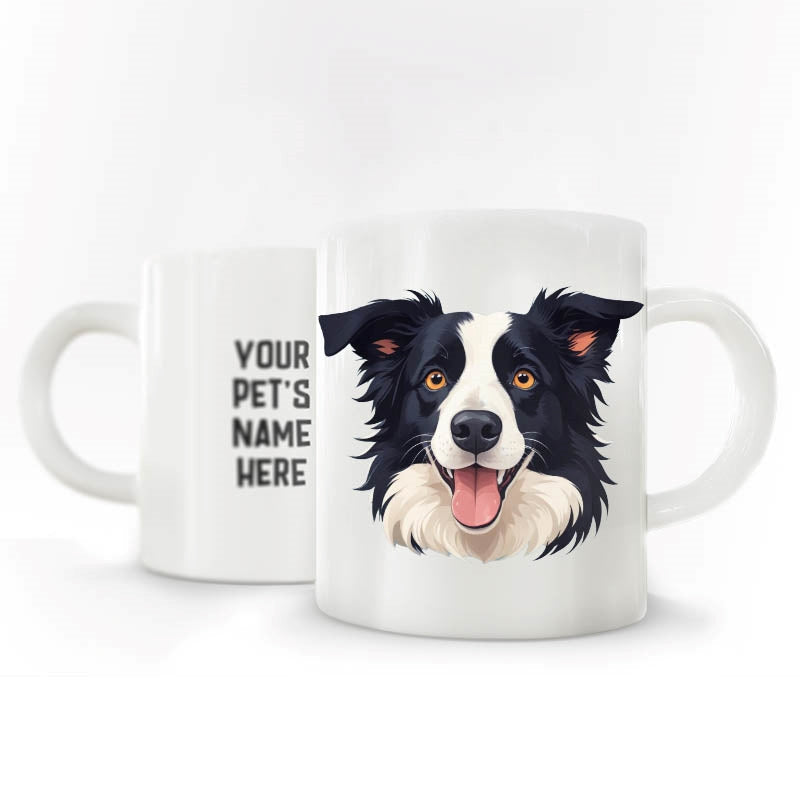 Personalized Pet Coffee Mug - Personalized Pet Coffee Mug - Border Collie - 1