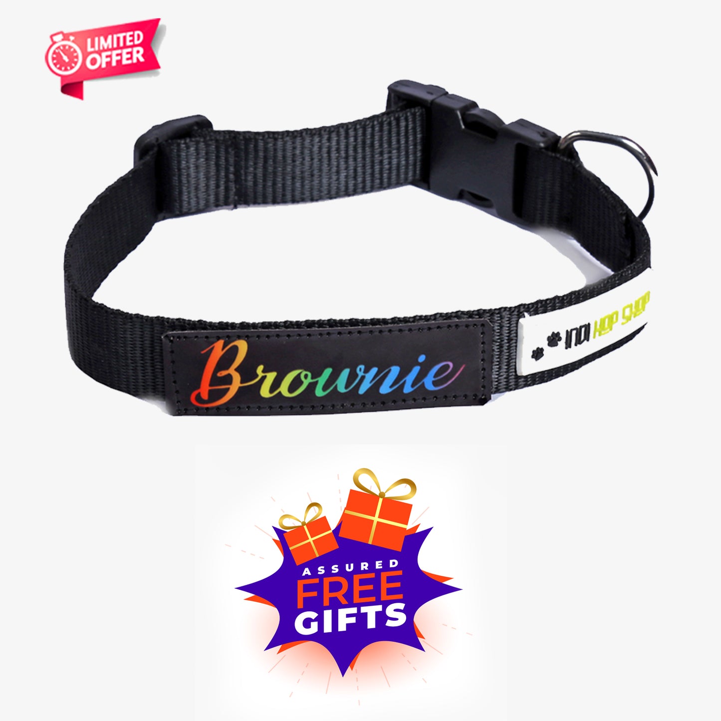 Personalized Dog Collar - BLACK