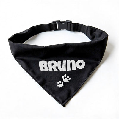 Personalized Bandana for Pets - BLACK