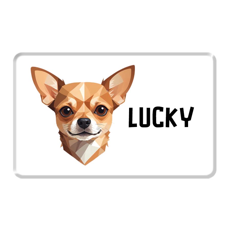 Personalized Pet Breed Fridge Magnet - Chihuahua