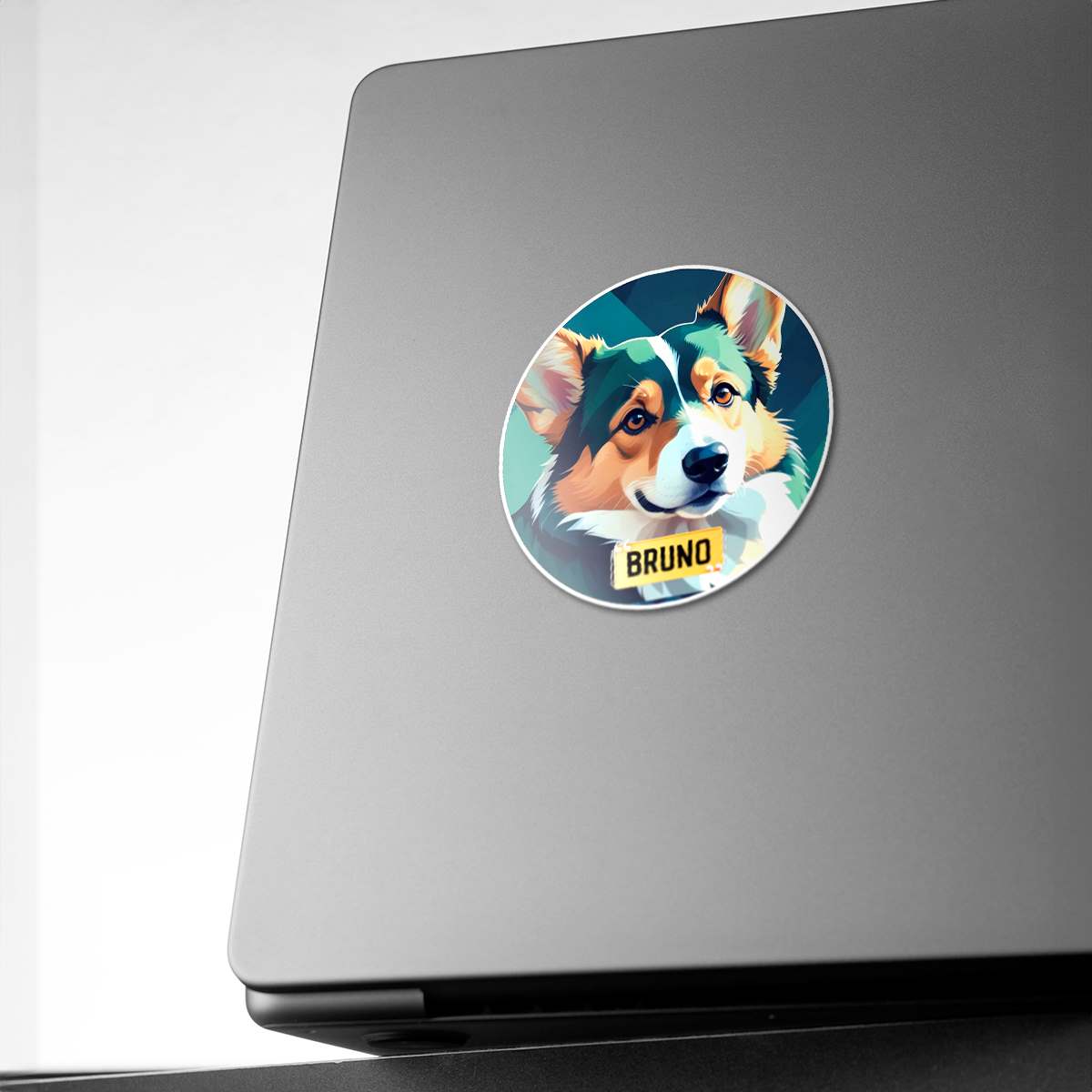 Personalized Breed Graphic Sticker - Corgi