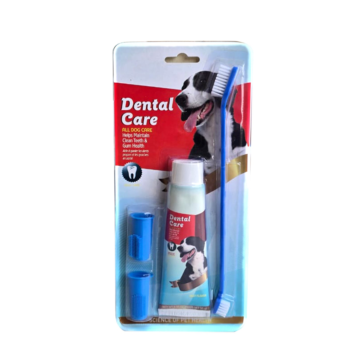 Toothbrush Kit with Toothpaste & Fingerbrush
