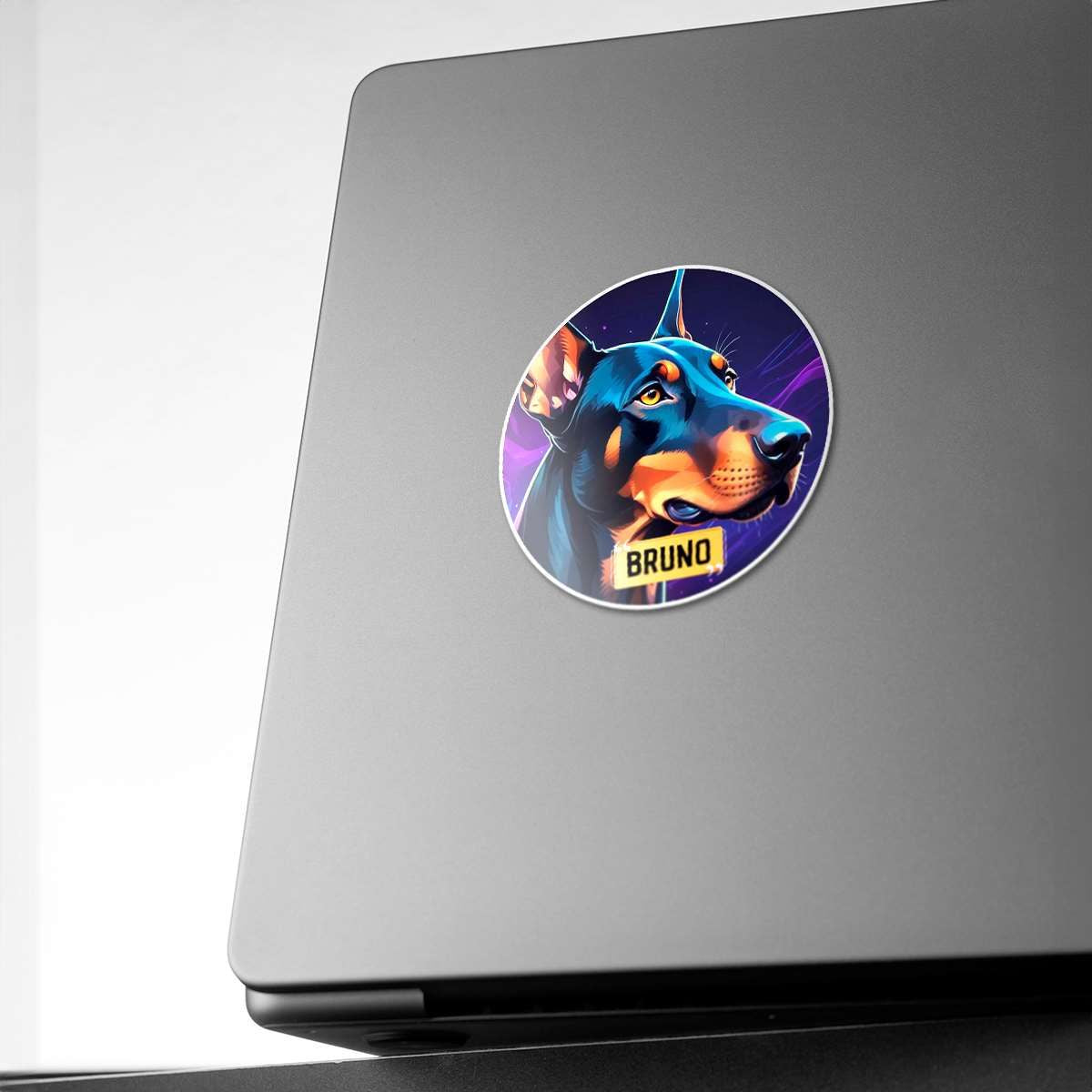 Personalized Breed Graphic Sticker - Doberman