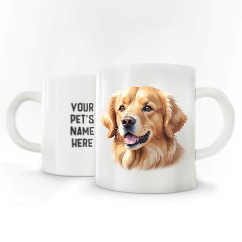 Personalized Pet Coffee Mug - Golden Retriever - 1