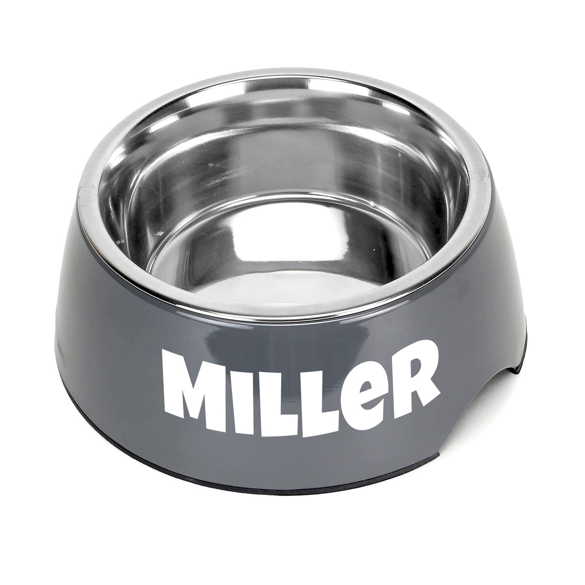 Personalized Bowl for Cats and Dogs - GRAY
