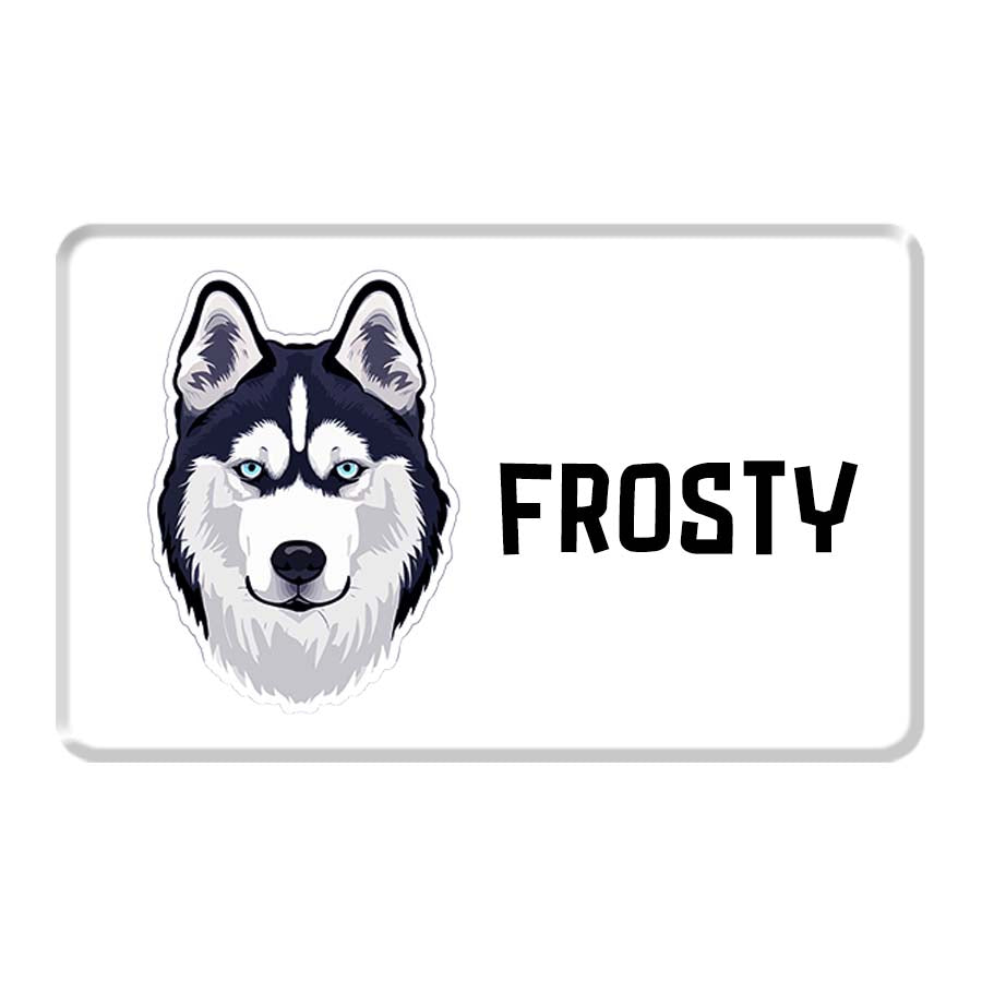 Personalized Pet Breed Fridge Magnet - Husky