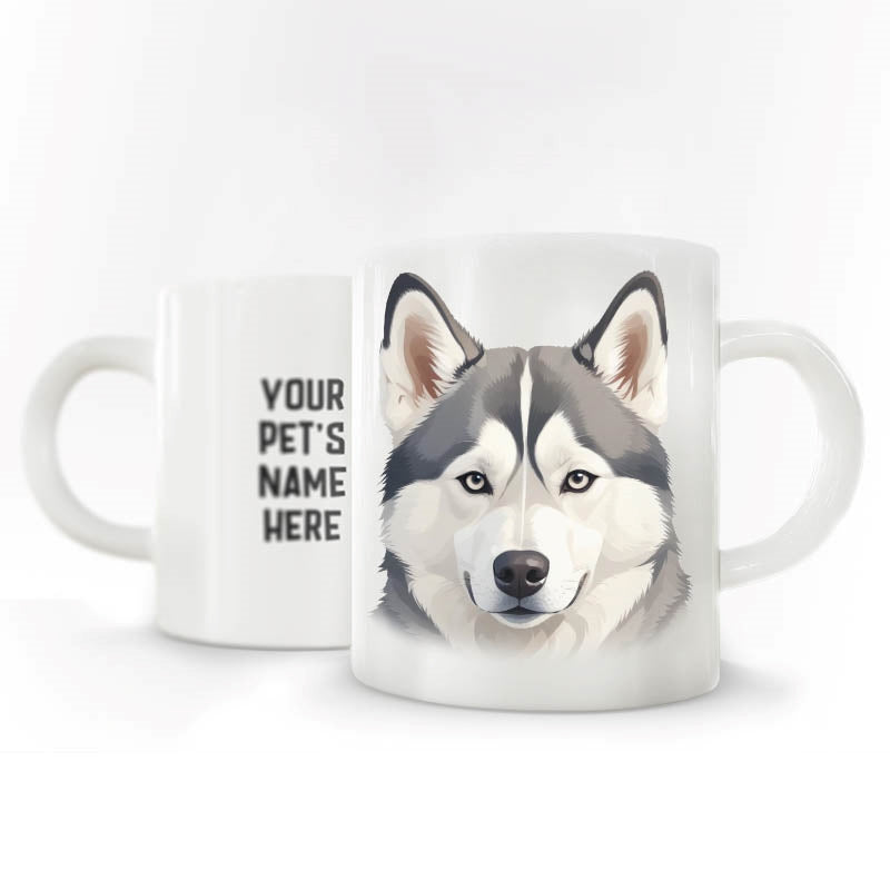 Personalized Pet Coffee Mug - Husky - 1