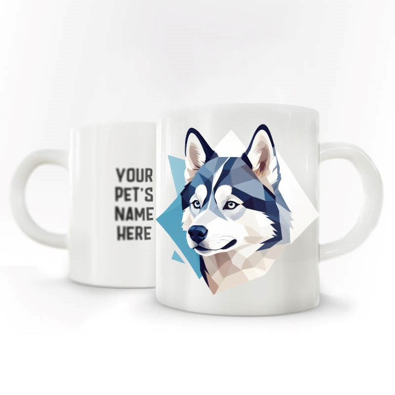 Personalized Pet Coffee Mug - Husky - 2