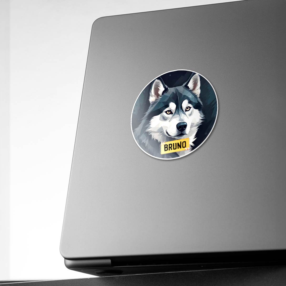 Personalized Breed Graphic Sticker - Husky