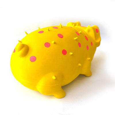 HIPPO Rubber Squeaky Dog Toy