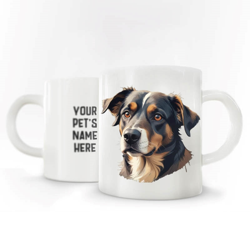 Personalized Pet Coffee Mug - Indie - Mix Color