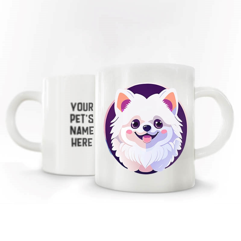 Personalized Pet Coffee Mug - Indian Spitz - 2