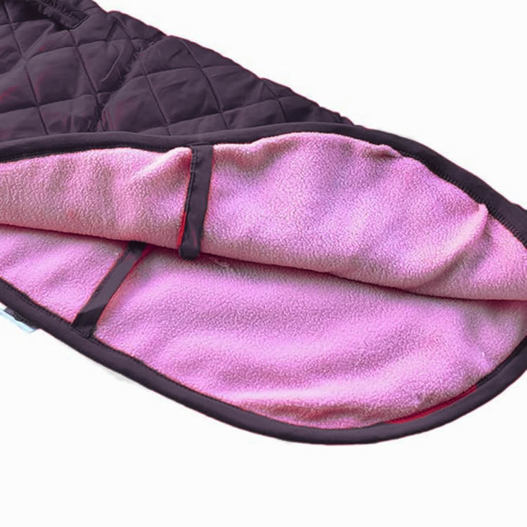 SUPER PET Warm Dog Jacket - BLUE MICRO DENIM