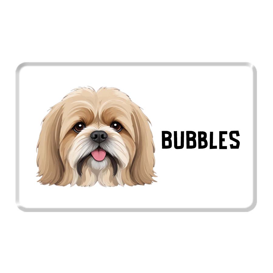 Personalized Pet Breed Fridge Magnet - Lhasa Apso
