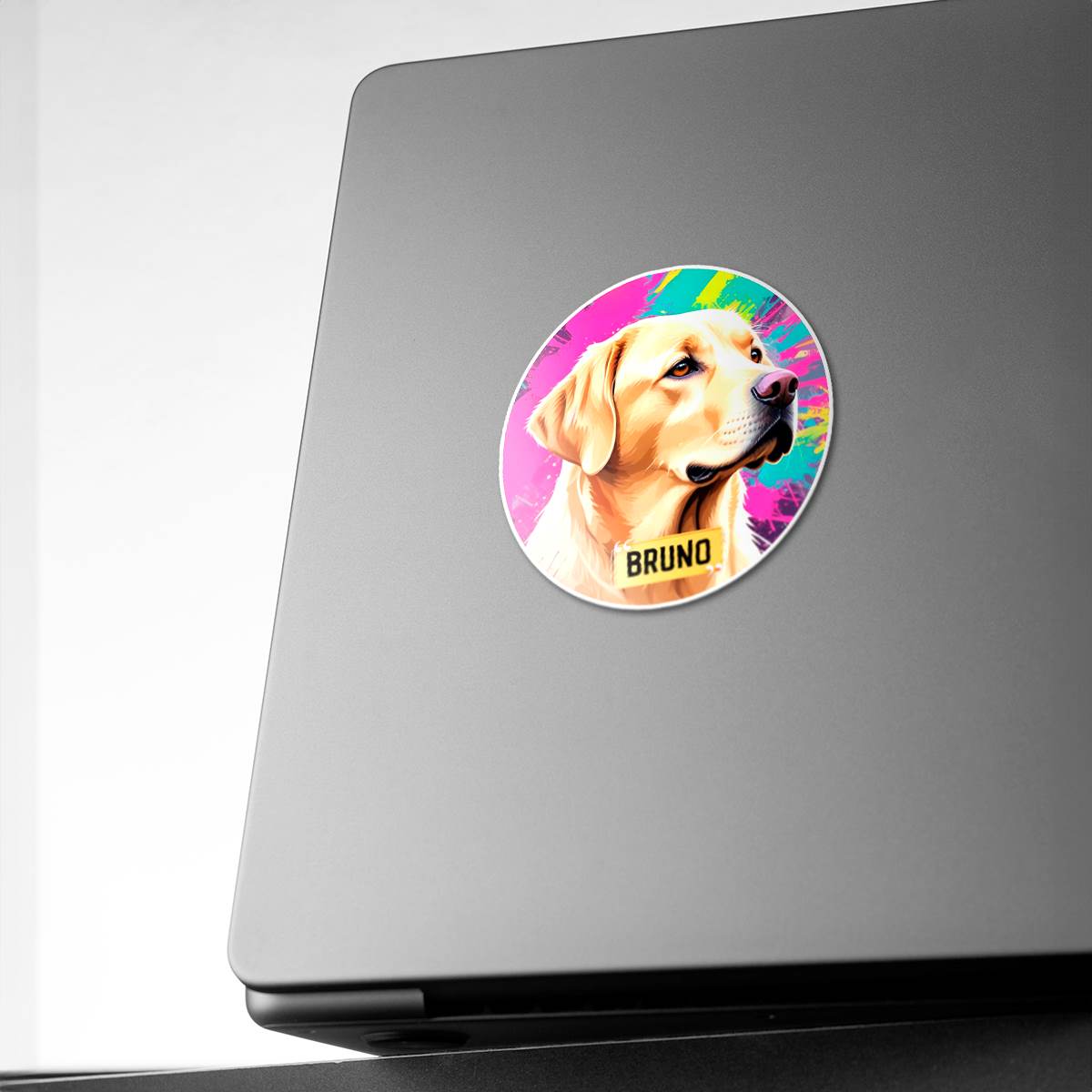 Personalized Breed Graphic Sticker - Labrador - Golden