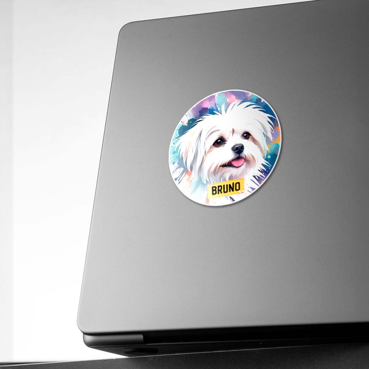 Personalized Breed Graphic Sticker - Maltese