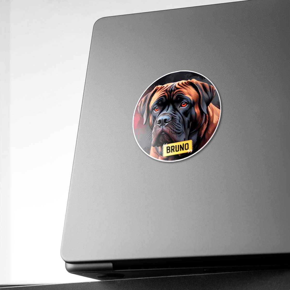 Personalized Breed Graphic Sticker - Mastiff - 1