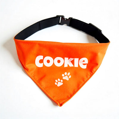Personalized Bandana for Pets - ORANGE