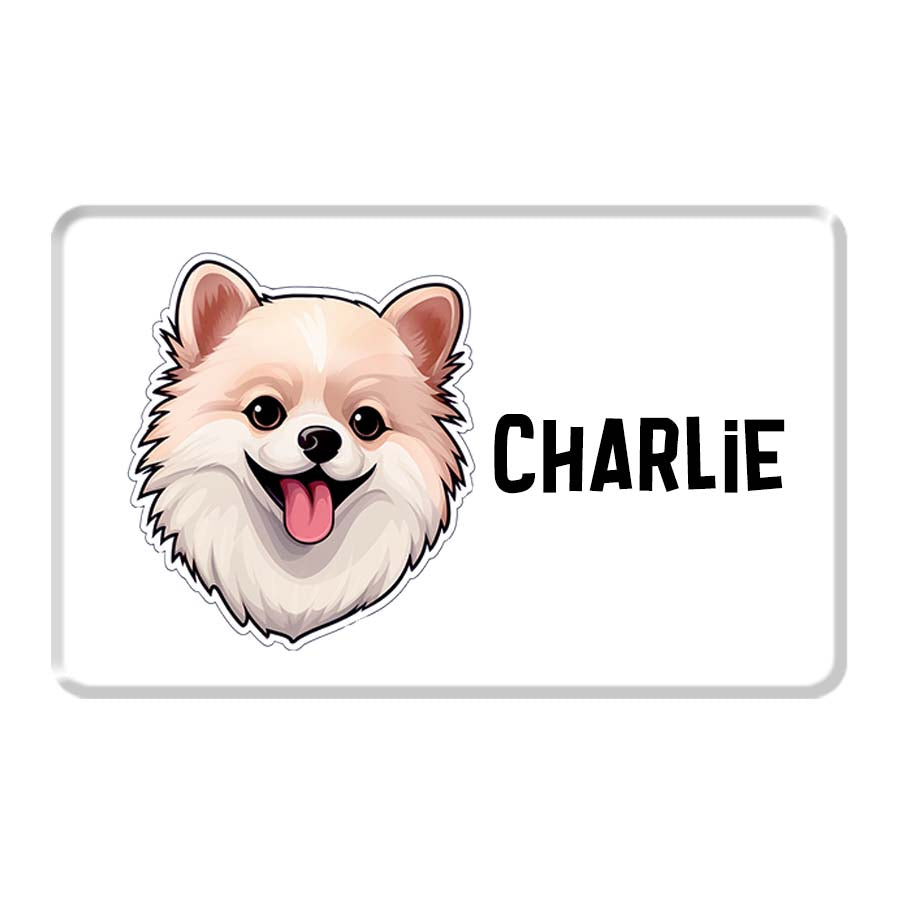 Personalized Pet Breed Fridge Magnet - Pomeranian