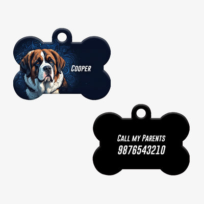 Personalized Pet ID Tag - Saint Bernard