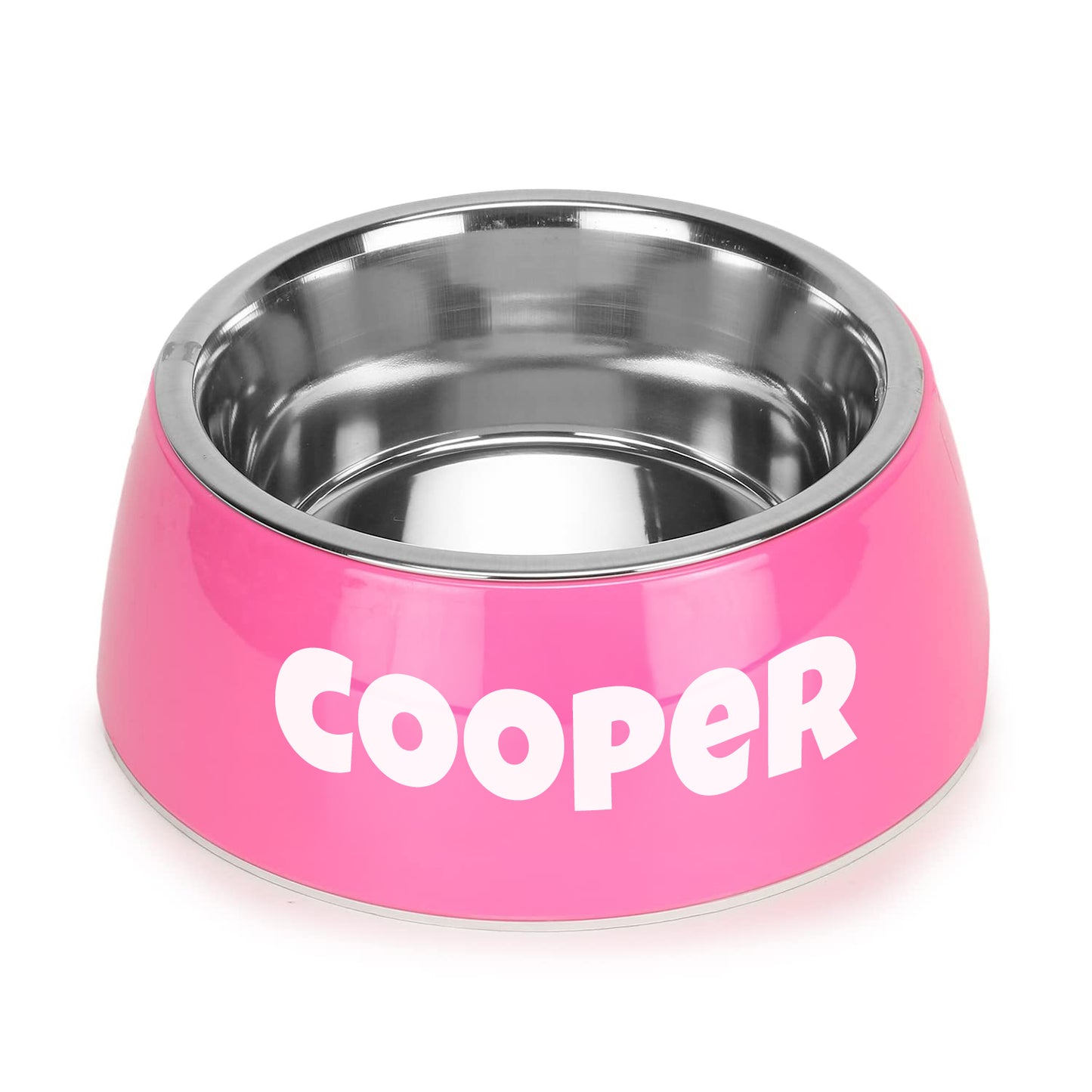 Personalized Bowl for Cats and Dogs - PINK