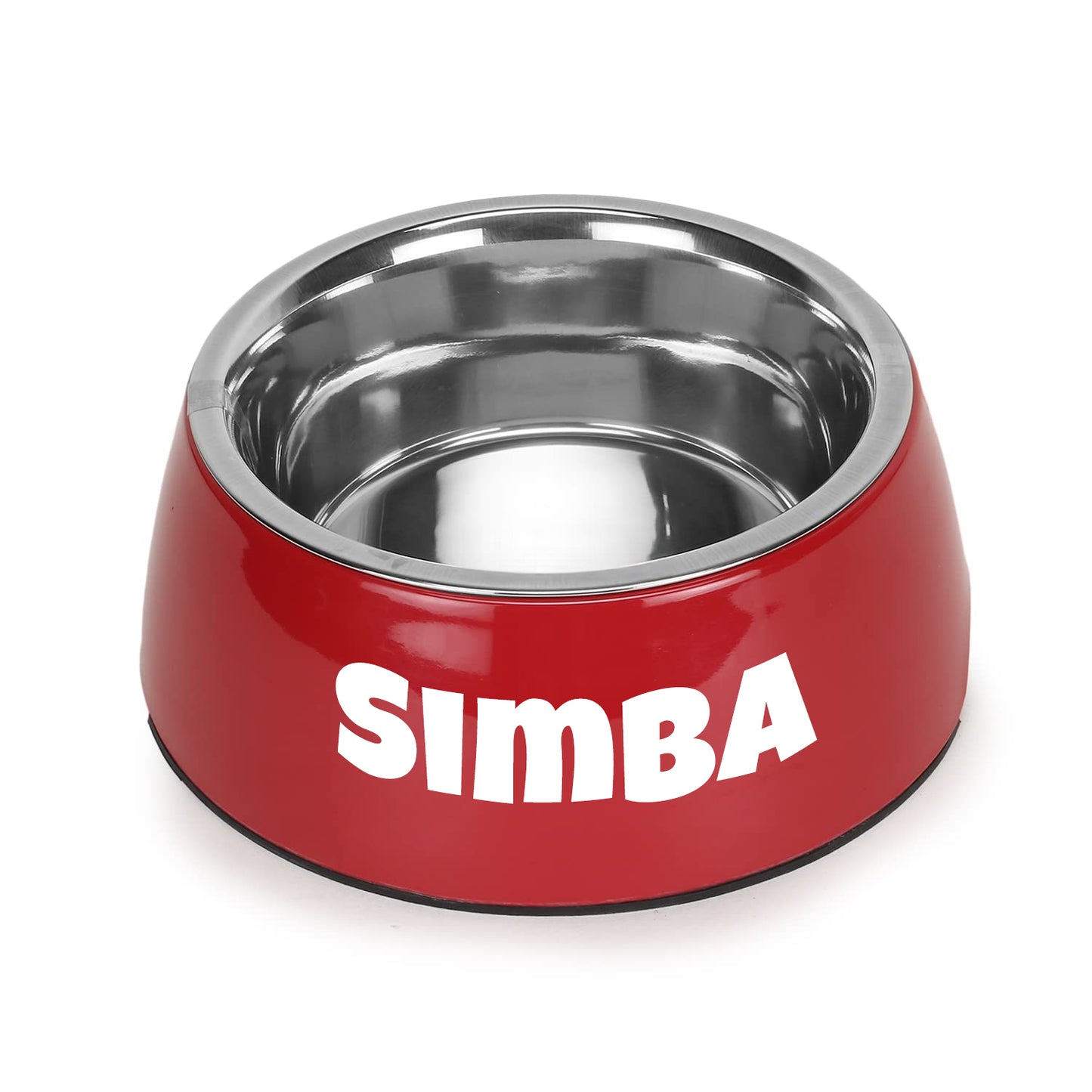 Personalized Bowl for Cats and Dogs - RED