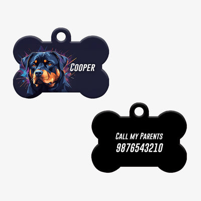 Personalized Pet ID Tag - Rottweiler