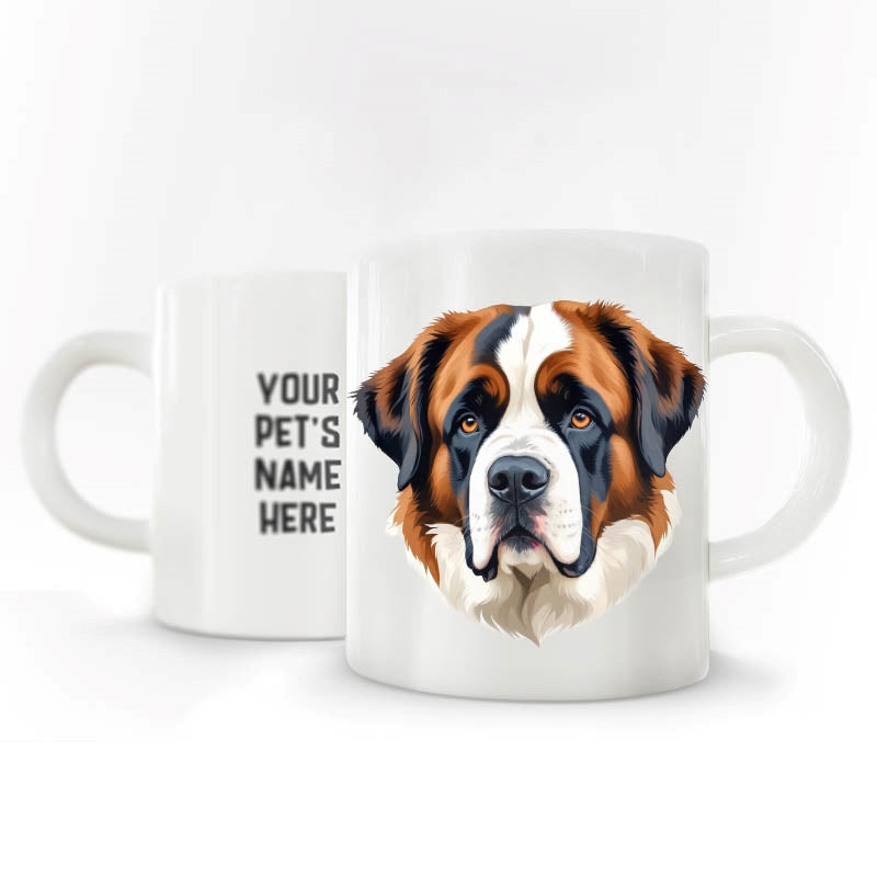 Personalized Pet Coffee Mug - Saint Bernard - 2