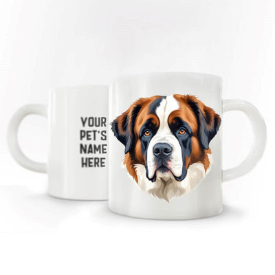 Personalized Pet Coffee Mug - Saint Bernard - 2