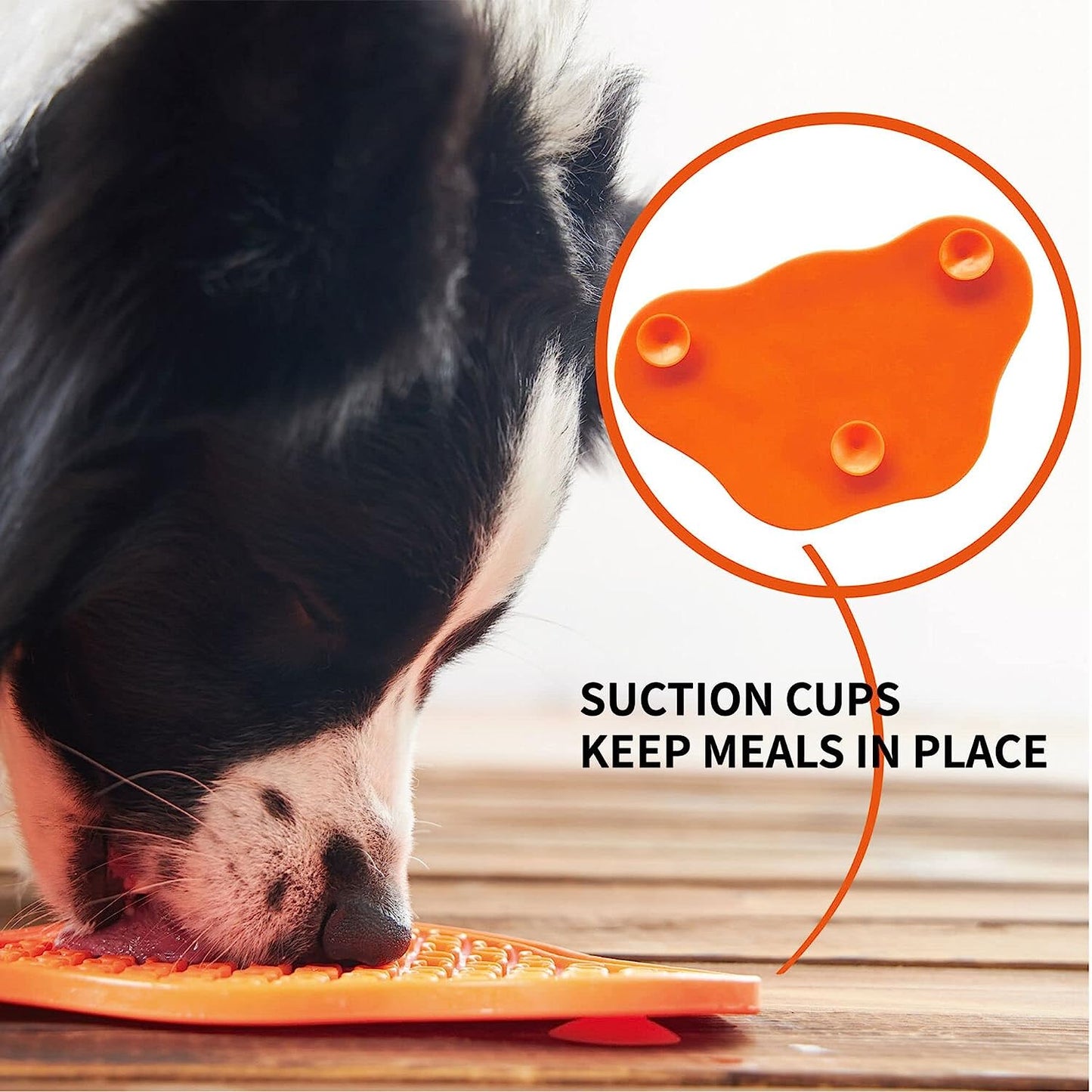 Slow Feeding Silicon Lick Mat for Dogs Cat- Food-Grade Silicon
