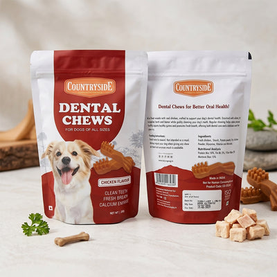 Country Side Chicken Dental Chews – Fresh Breath & Strong Teeth Treats