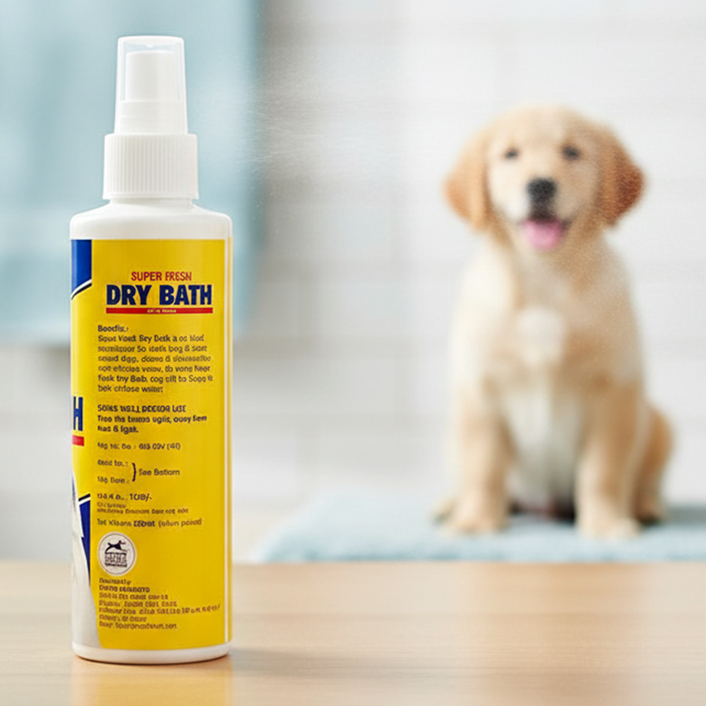 IndiHopShop Dog Dry Bath Spray