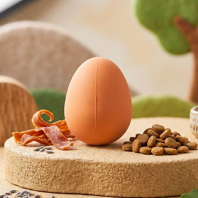 Egg Rubber Dog Toy