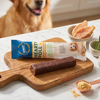 Gnawlers Hearty Roll Chicken Flavour Dog Treat
